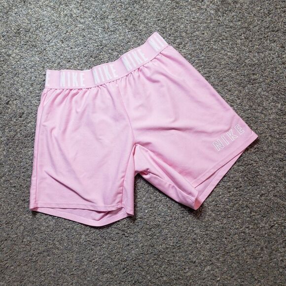 Nike Shorts Womens Medium Pink Casual No Pockets - Picture 2 of 12